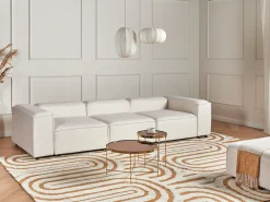ARDAL 3 personers Modulsofa Cremehvid Boucle