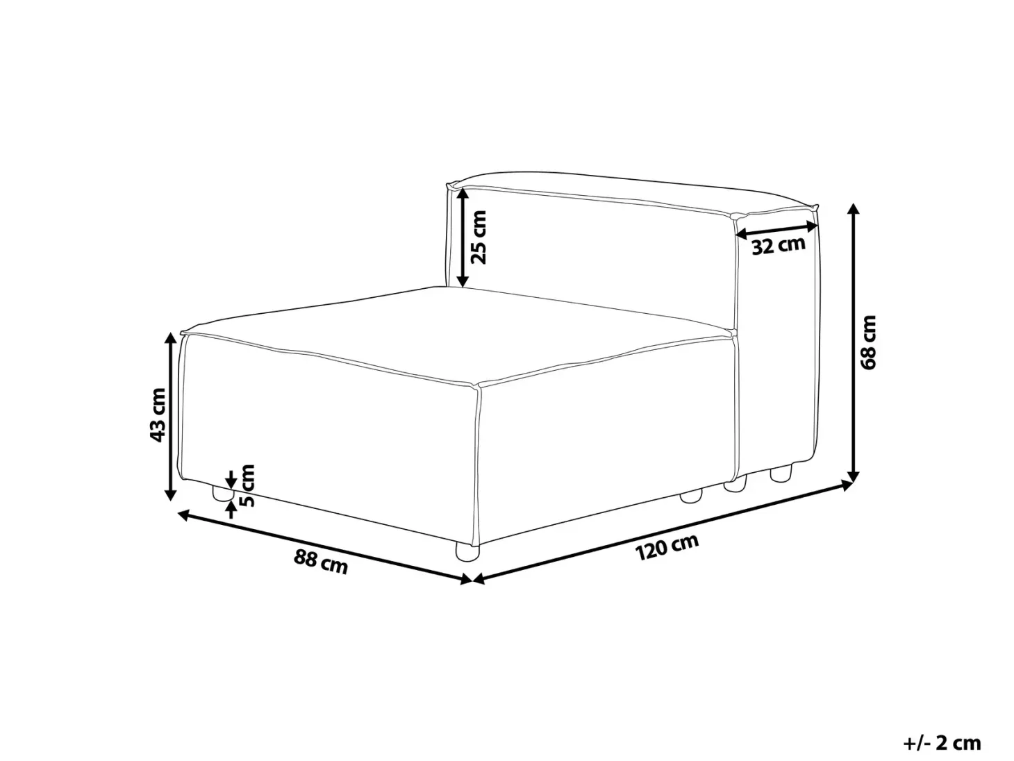 ARDAL Stol Modul Beige