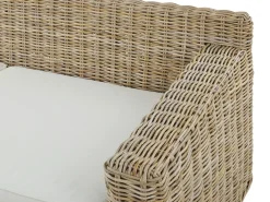 ARDEA 4 personers havesofasæt Lysebrun Rattan