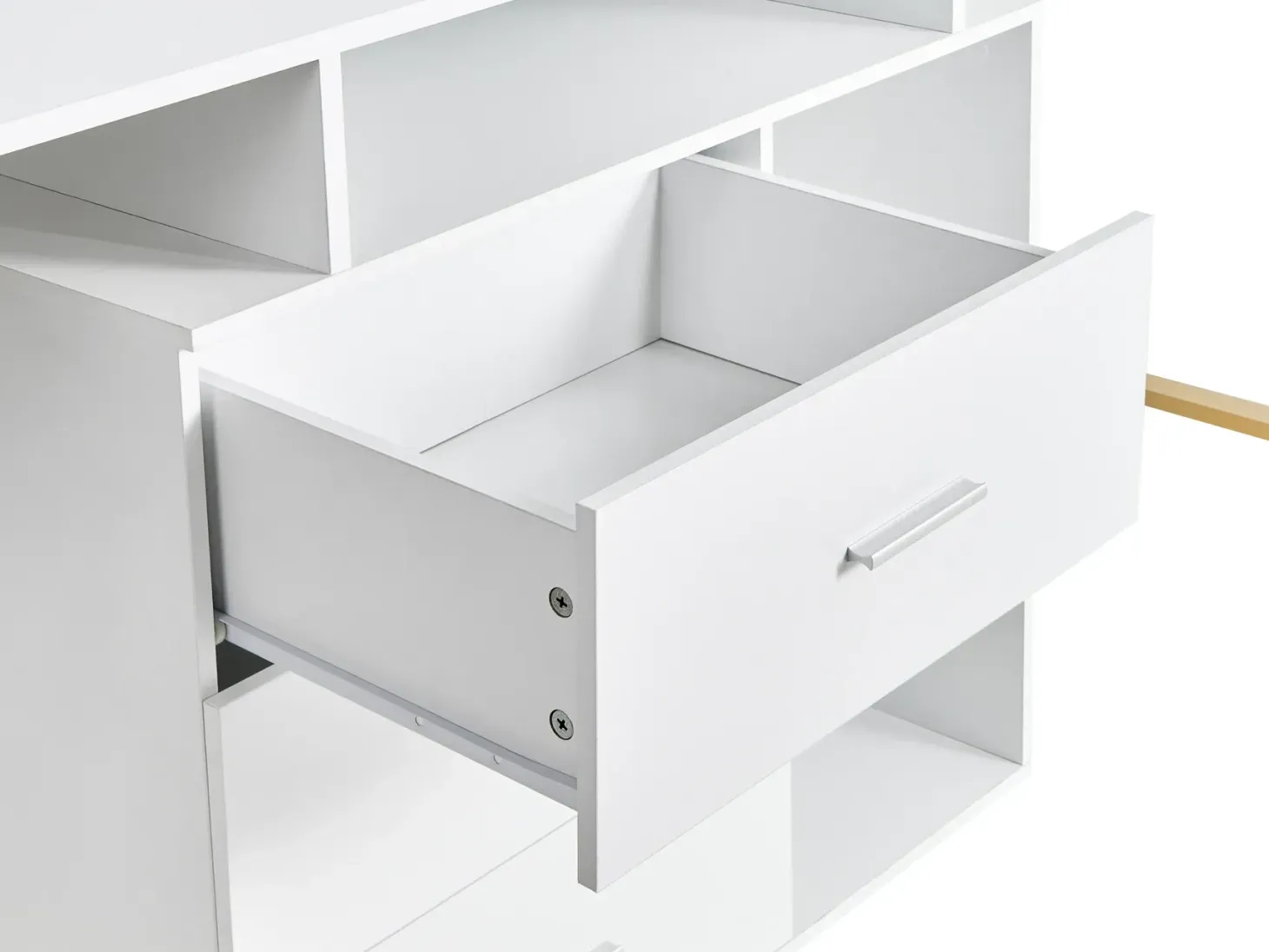ASHMORE Hvid 165/220 cm 55 cm