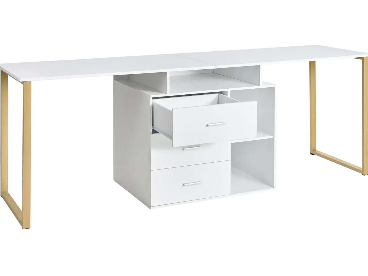 ASHMORE Hvid 165/220 cm 55 cm