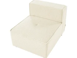 AXEBO 4 personers Hjørnesofa modul Venstrevendt Cremehvid Boucle