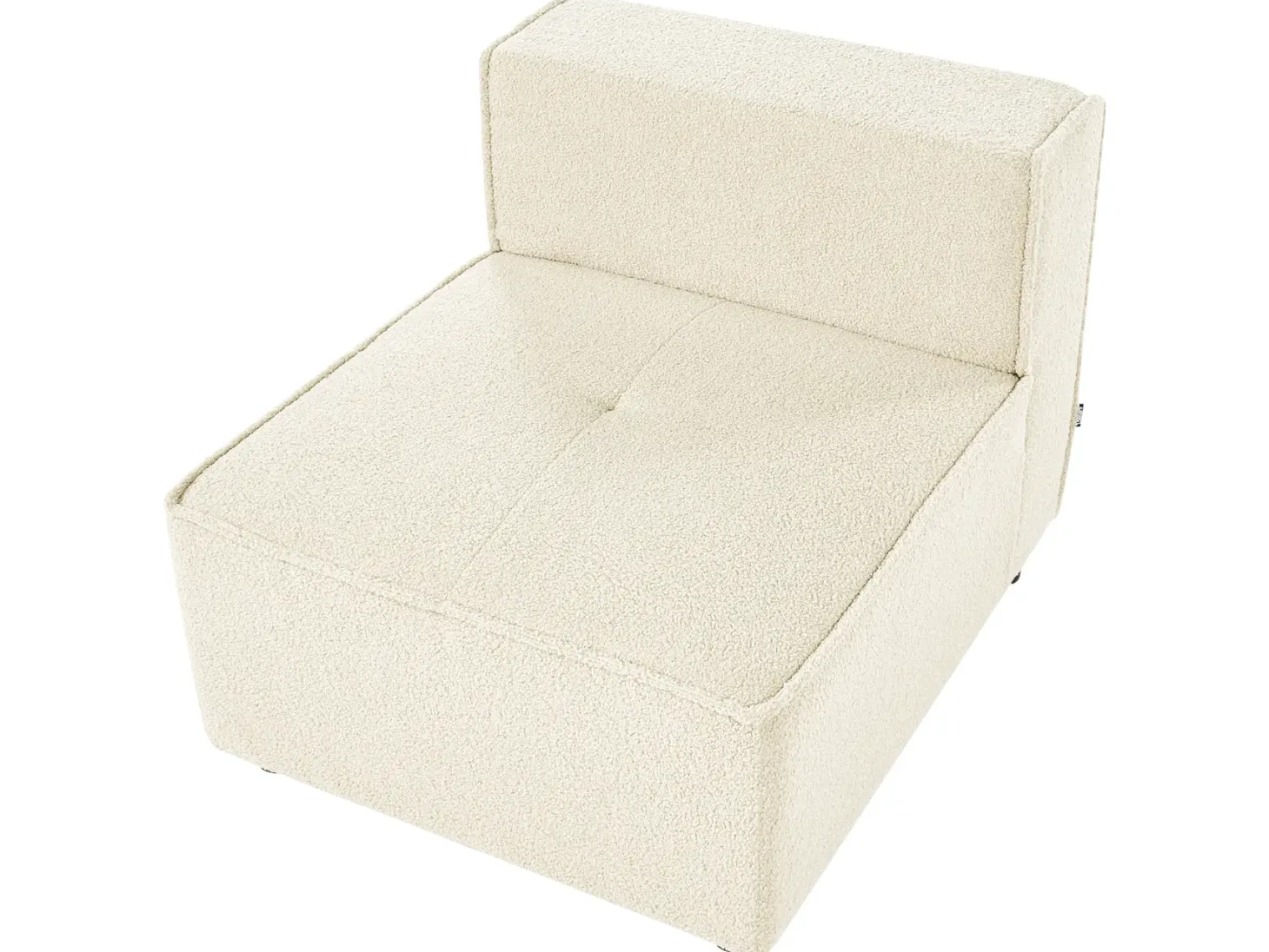 AXEBO 4 personers Hjørnesofa modul Venstrevendt Cremehvid Boucle