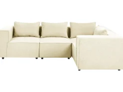 AXEBO 4 personers Hjørnesofa modul Venstrevendt Cremehvid Boucle