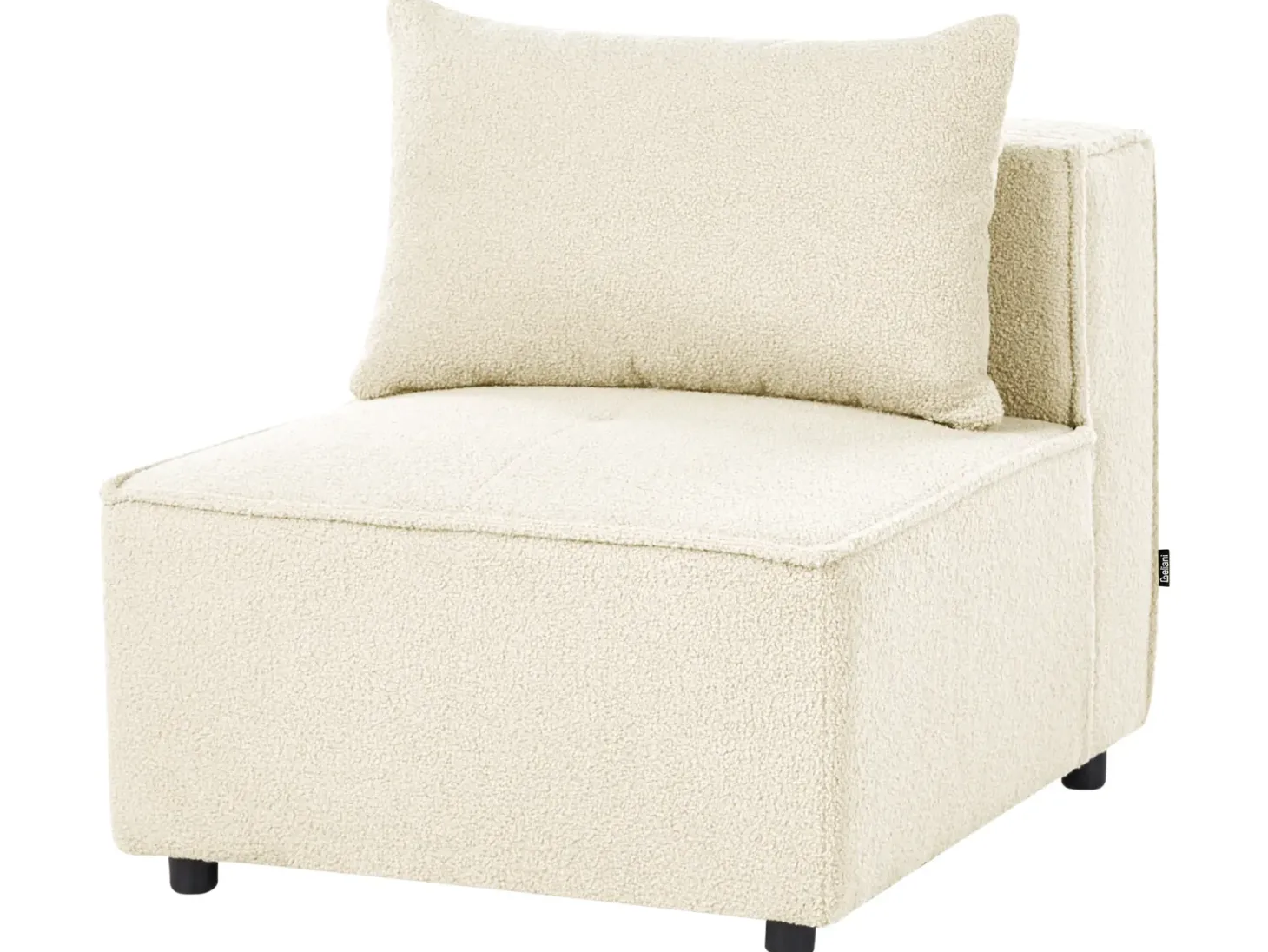 AXEBO 4 personers Hjørnesofa modul Venstrevendt Cremehvid Boucle