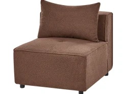 AXEBO 4 personers Hjørnesofa modul Venstrevendt Brun Boucle