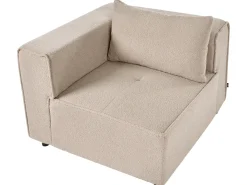AXEBO 4 personers Hjørnesofa modul Venstrevendt Beige Boucle