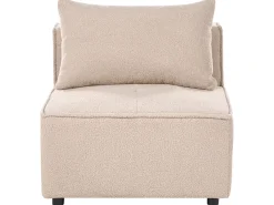 AXEBO 4 personers Hjørnesofa modul Højrevendt Beige Boucle