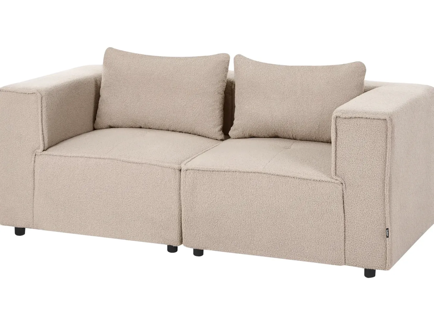 AXEBO 2 personers Modulsofa Beige Boucle