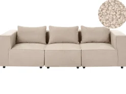 AXEBO 3 personers Modulsofa Beige Boucle