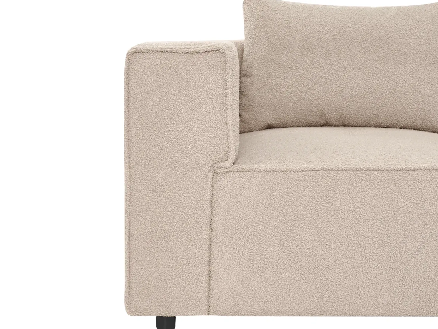 AXEBO 3 personers Modulsofa Beige Boucle