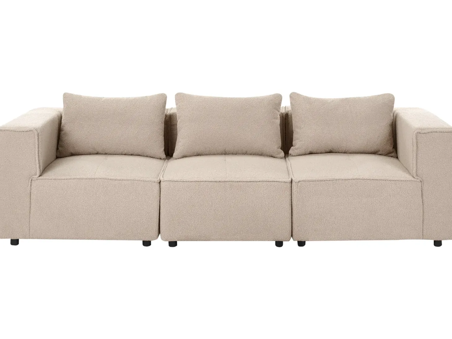 AXEBO 3 personers Modulsofa Beige Boucle