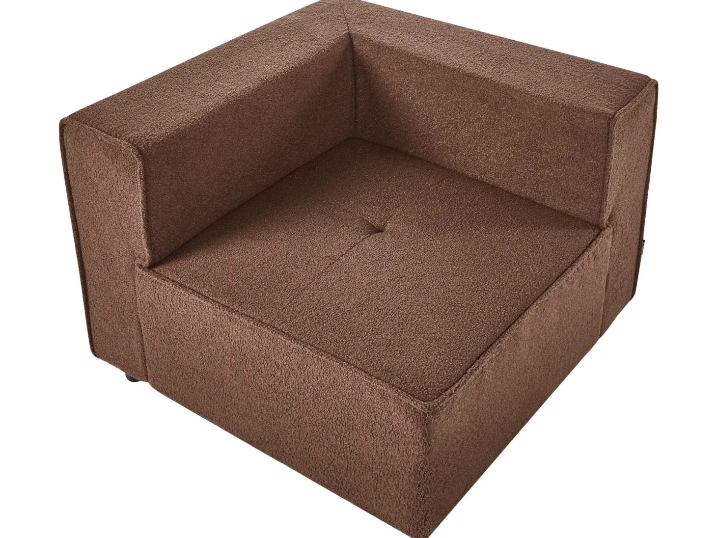 AXEBO 2 personers Modulsofa Brun Boucle