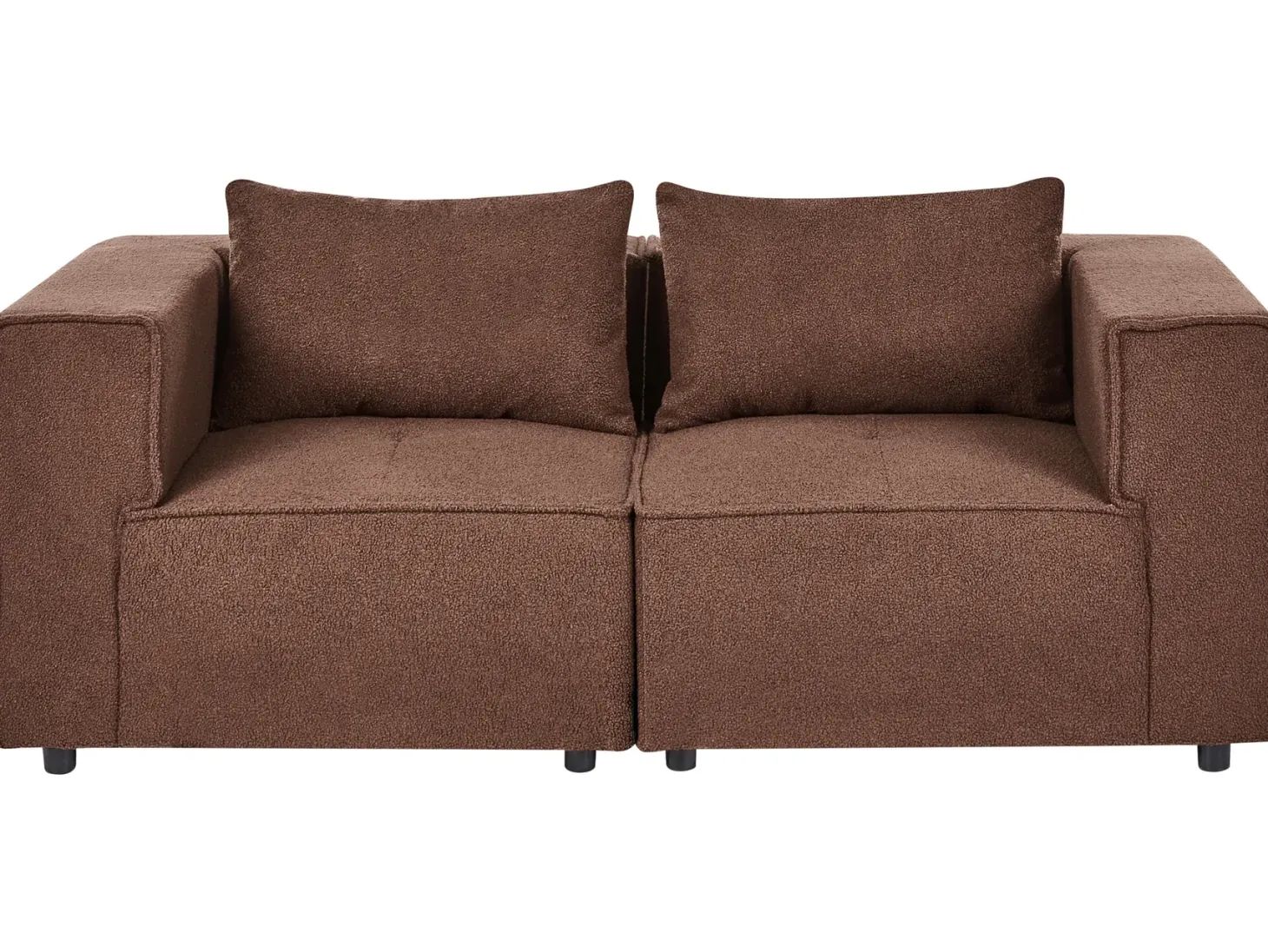AXEBO 2 personers Modulsofa Brun Boucle