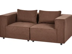 AXEBO 2 personers Modulsofa Brun Boucle
