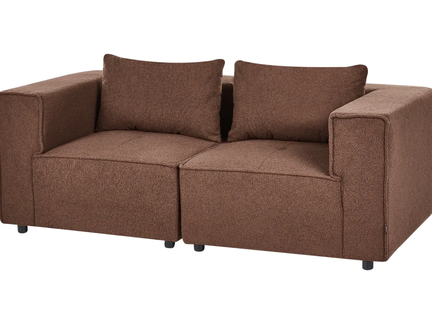 AXEBO 2 personers Modulsofa Brun Boucle