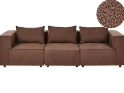 AXEBO 3 personers Modulsofa Brun Boucle