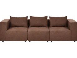 AXEBO 3 personers Modulsofa Brun Boucle
