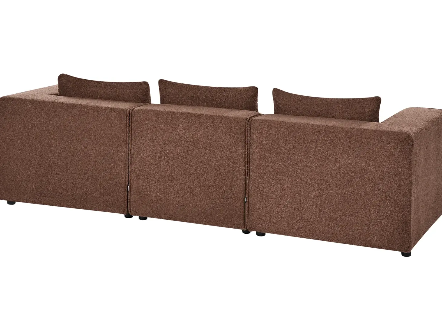 AXEBO 3 personers Modulsofa Brun Boucle