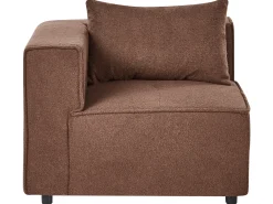 AXEBO 3 personers Modulsofa Brun Boucle