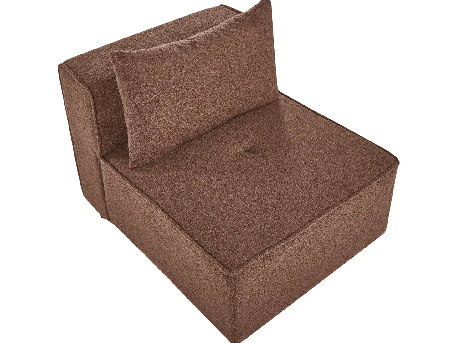 AXEBO 3 personers Modulsofa Brun Boucle