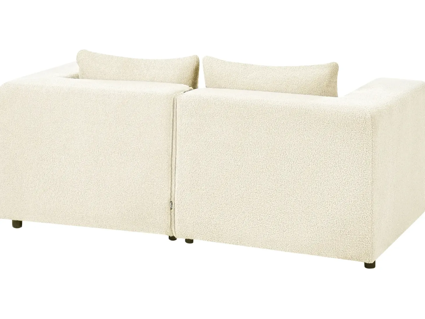 AXEBO 2 personers Modulsofa Cremehvid Boucle