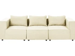 AXEBO 3 personers Modulsofa Cremehvid Boucle