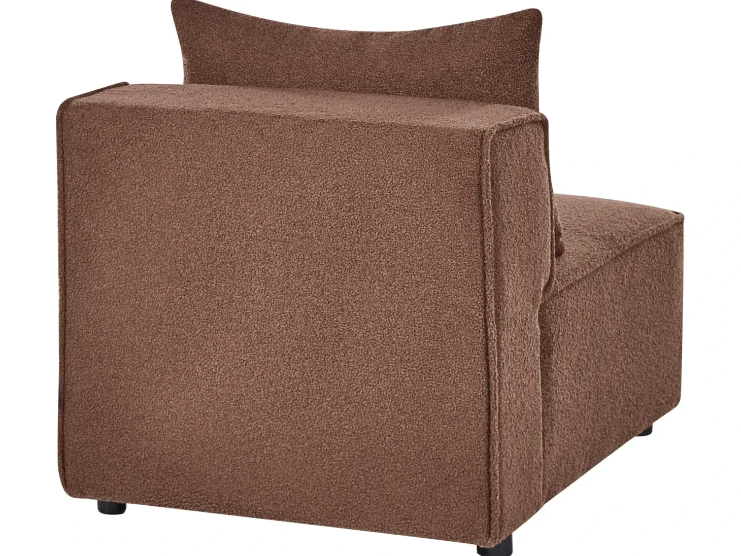 AXEBO 8 personers U-formet modulsofa Brun Boucle