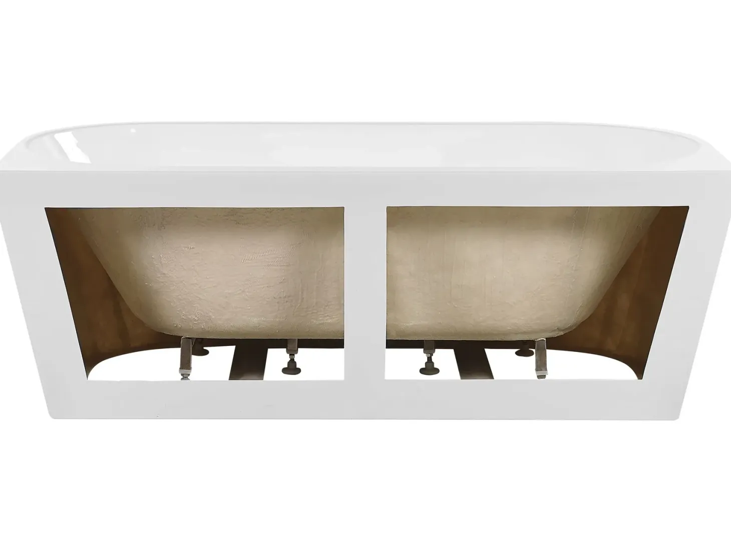 Badekar HARVEY 170 x 80 cm Hvid