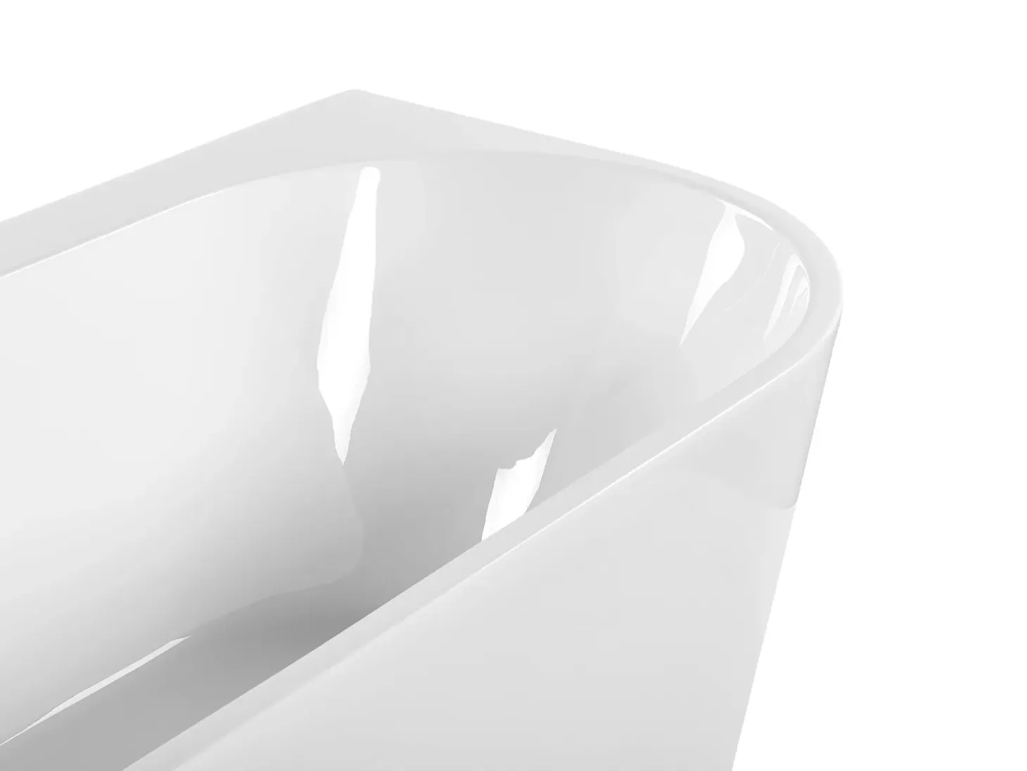 Badekar HARVEY 170 x 80 cm Hvid