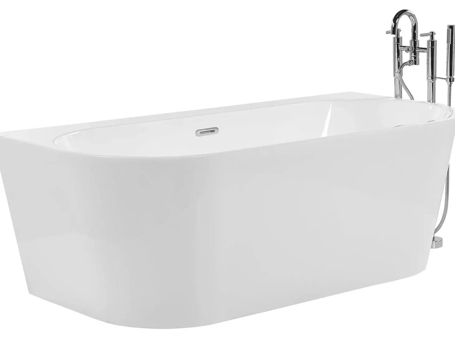 Badekar HARVEY 170 x 80 cm Hvid