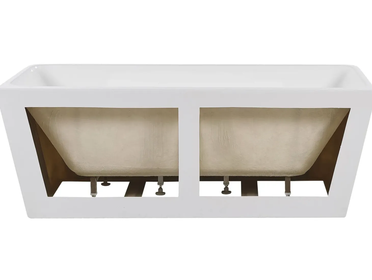 Badekar HASSEL 170 x 80 cm Hvid