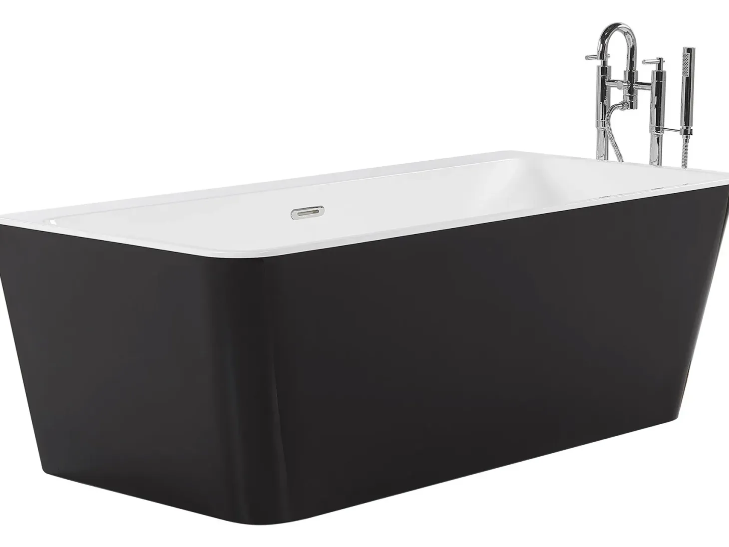 Badekar HASSEL 170 x 80 cm Sort