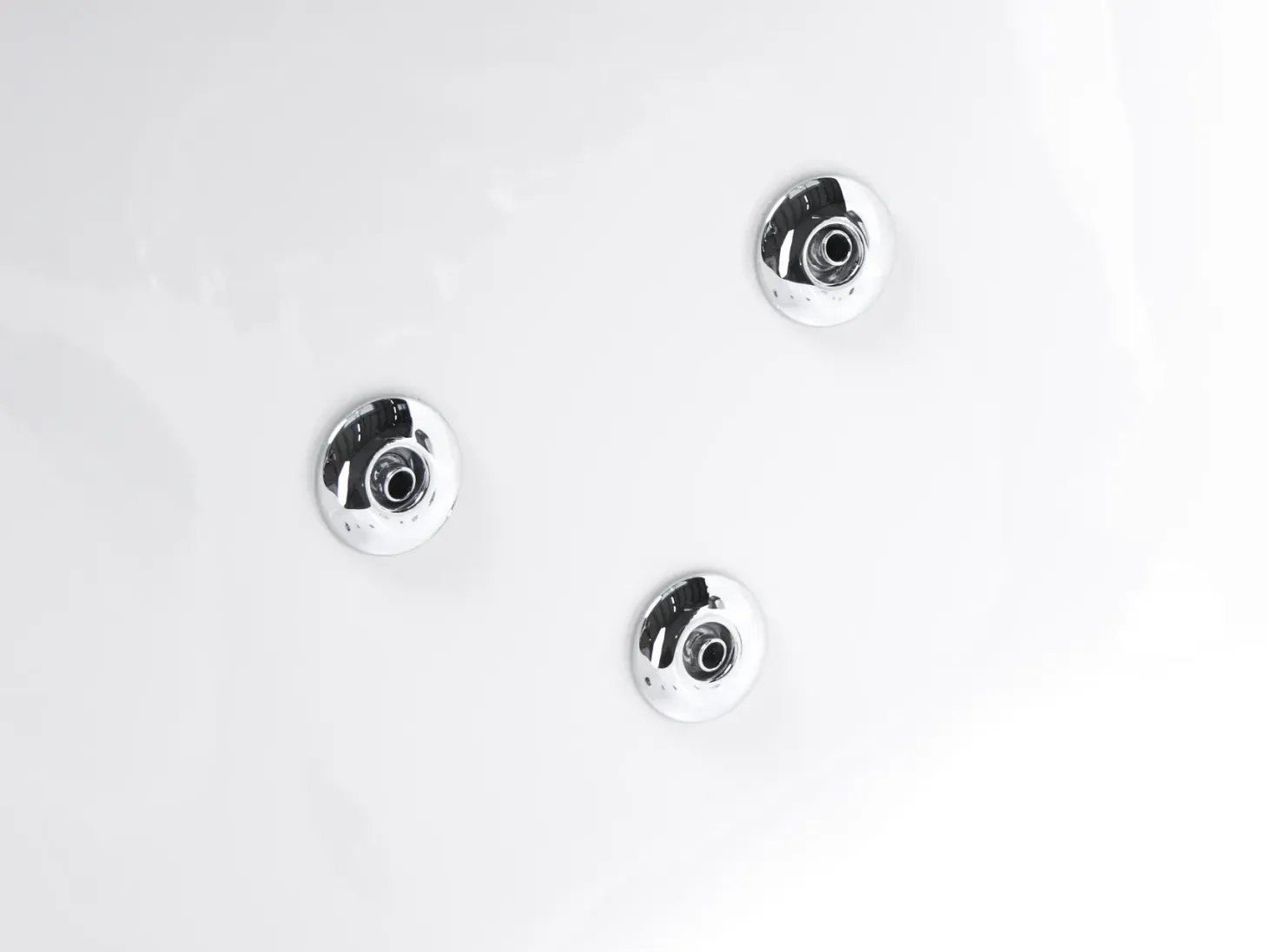 Badekar med massage SAYULA Højrevendt 170 x 80 cm Hvid