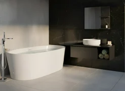 Badekar PARNAIBA 170 x 80 cm Hvid