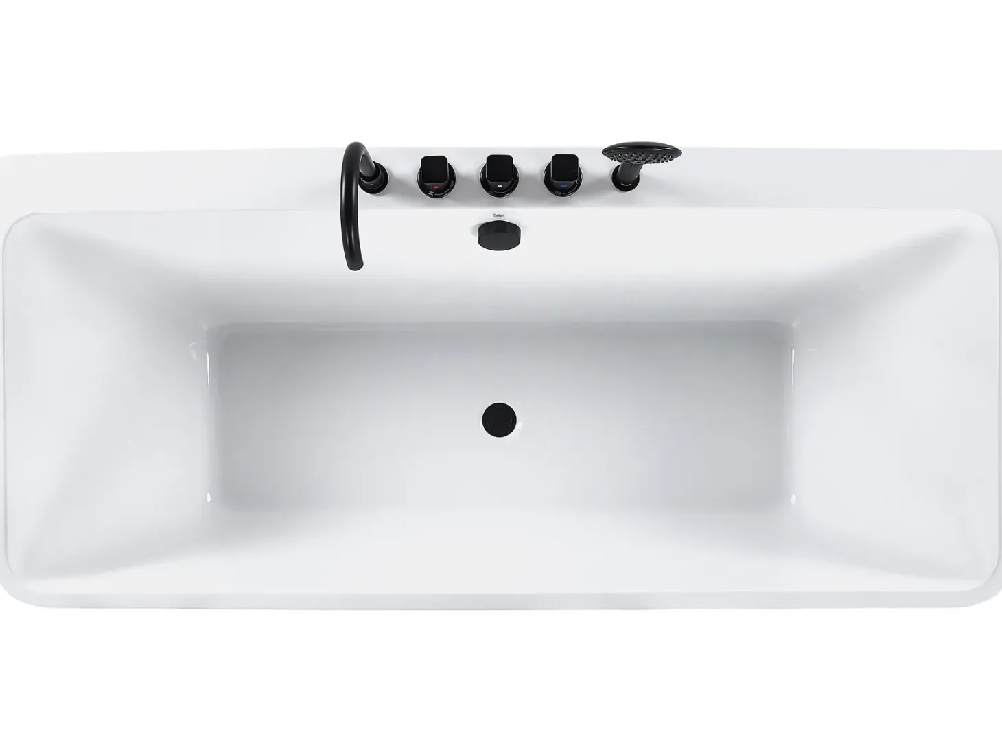 Badekar QUATRE 170 x 75 cm Hvid