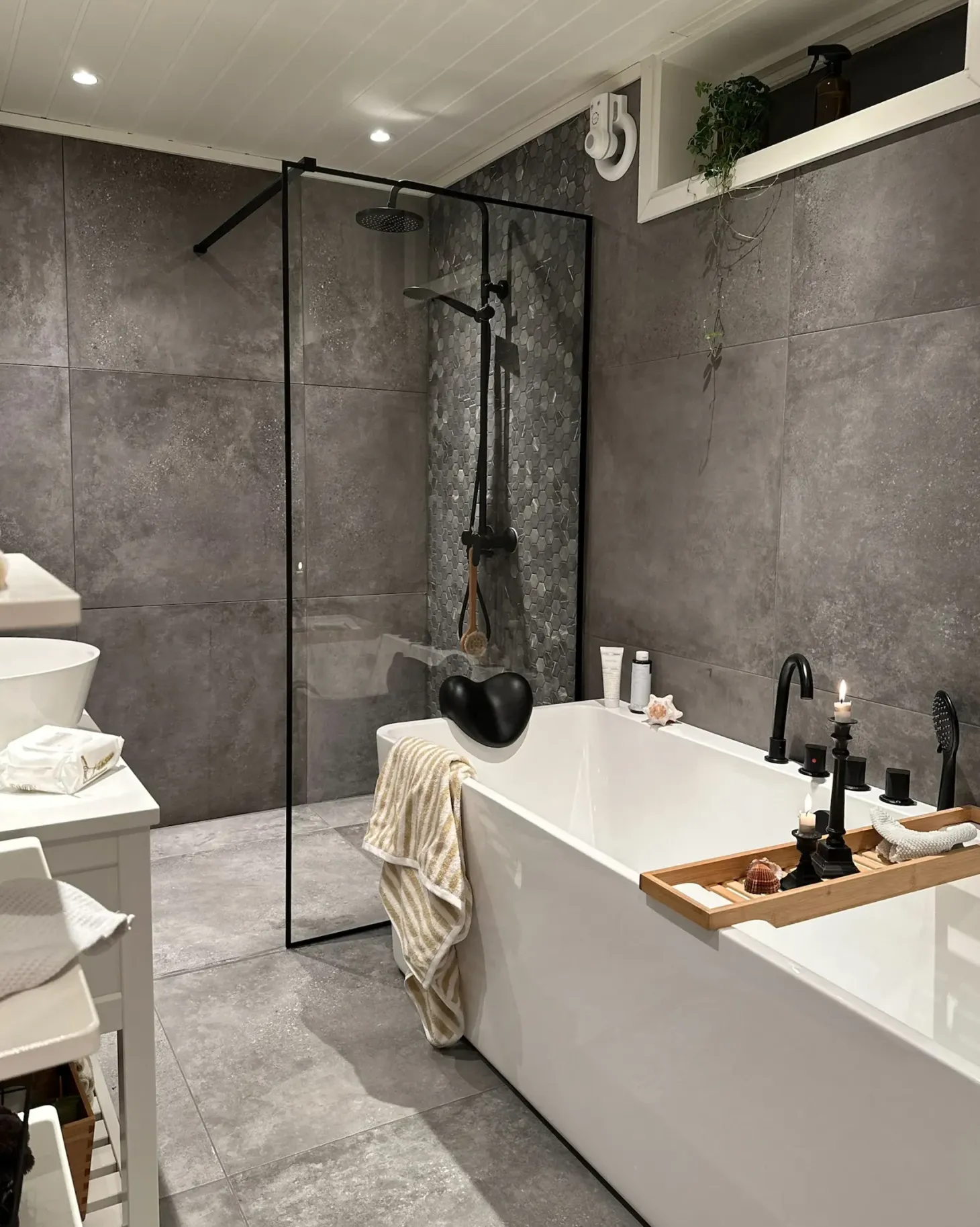 Badekar QUATRE 170 x 75 cm Hvid