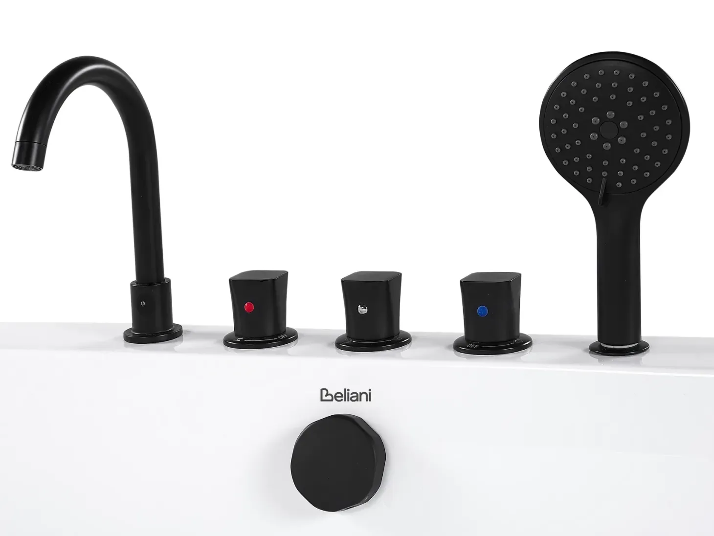 Badekar QUATRE 170 x 75 cm Hvid