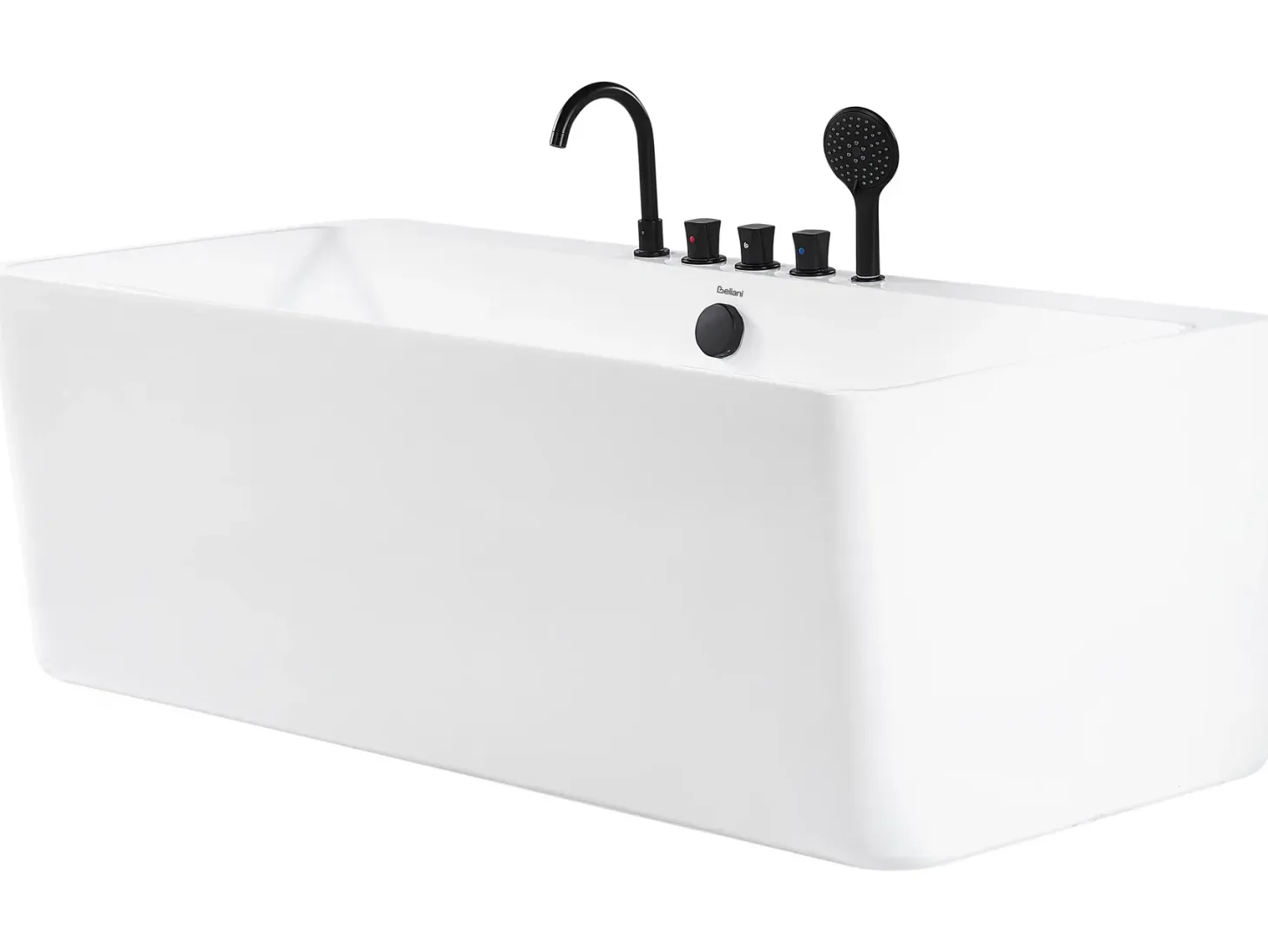 Badekar QUATRE 170 x 75 cm Hvid