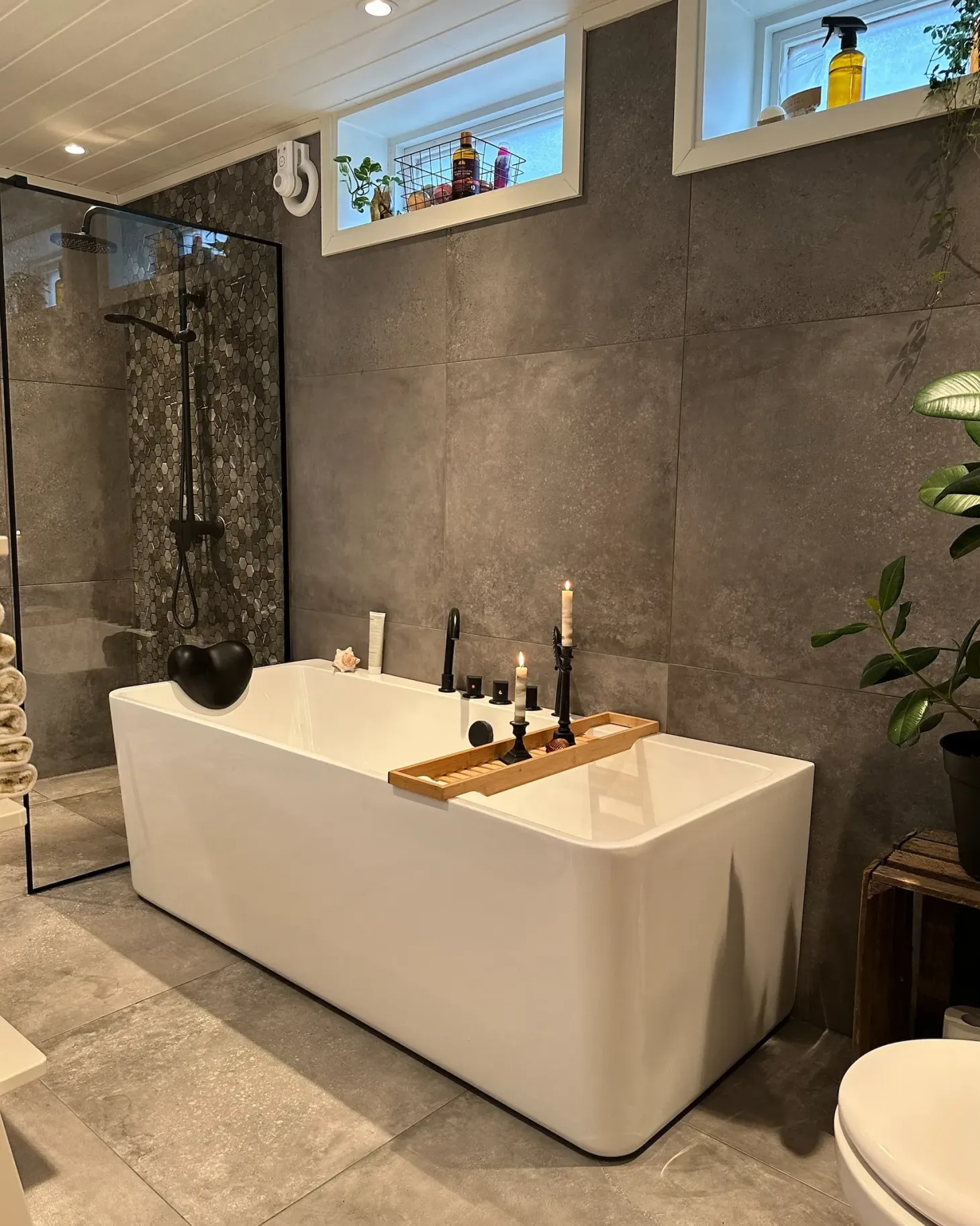 Badekar QUATRE 170 x 75 cm Hvid