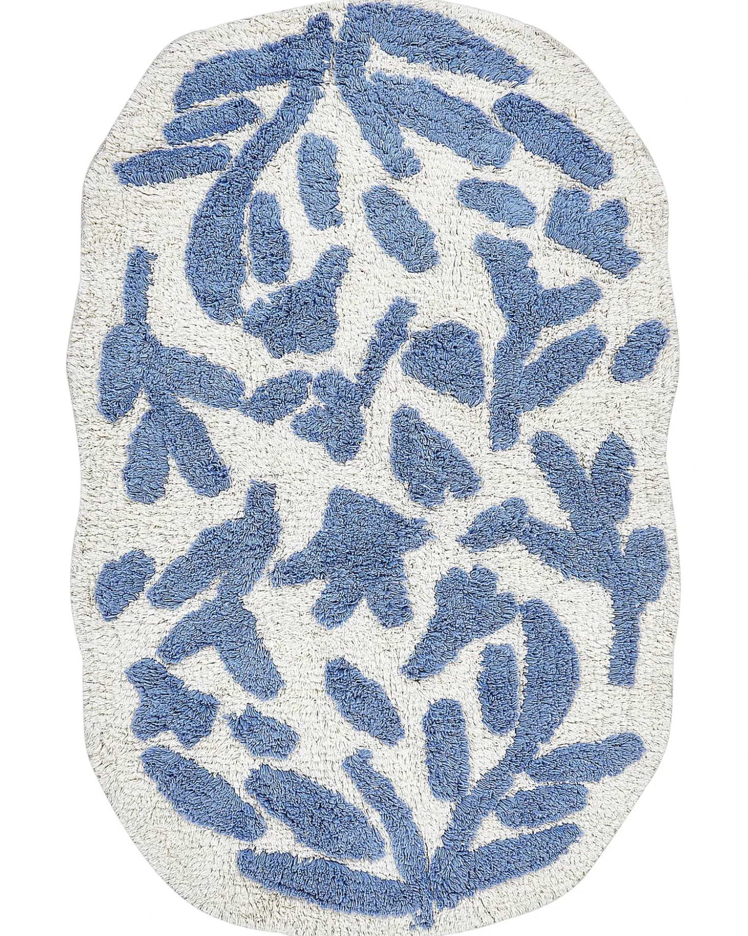 Bademåtte DERIK Blå 60 x 90 cm Bomuld