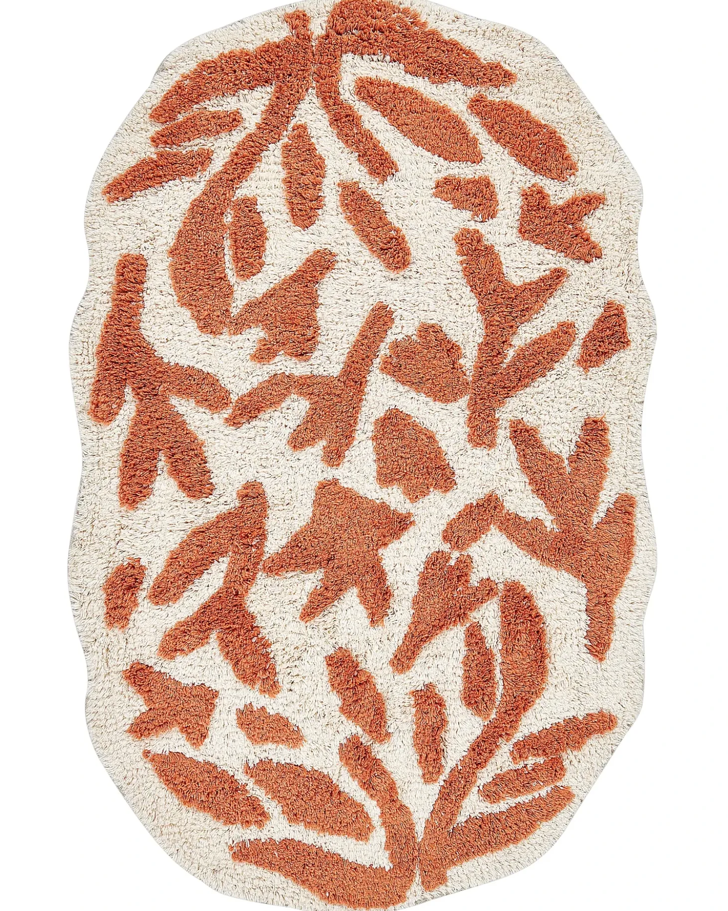 Bademåtte DERIK Orange 60 x 90 cm Bomuld