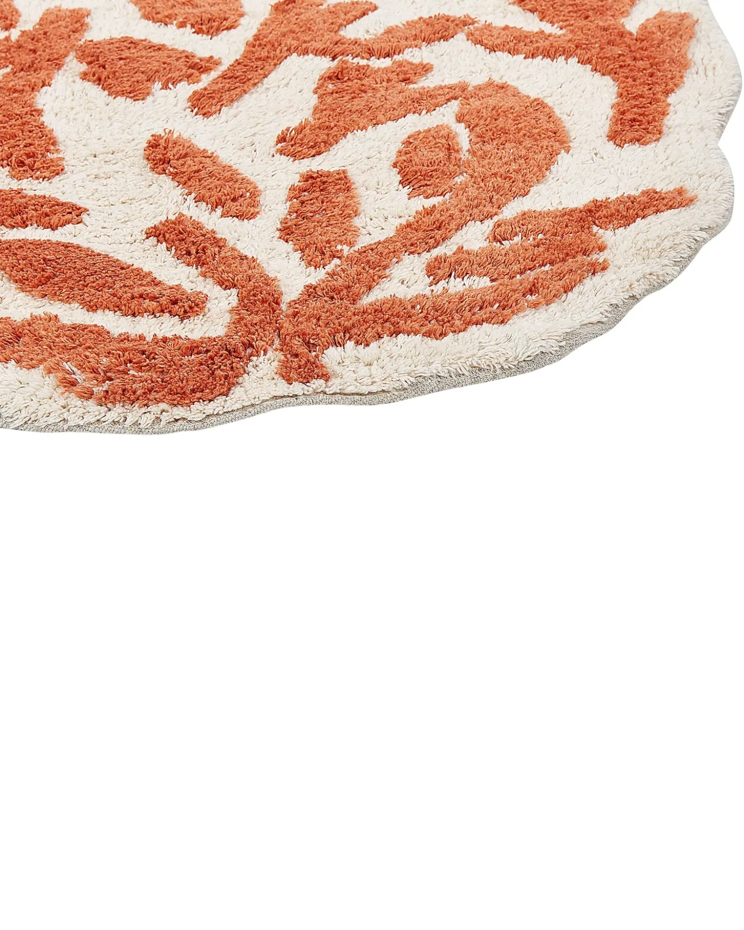 Bademåtte DERIK Orange 60 x 90 cm Bomuld