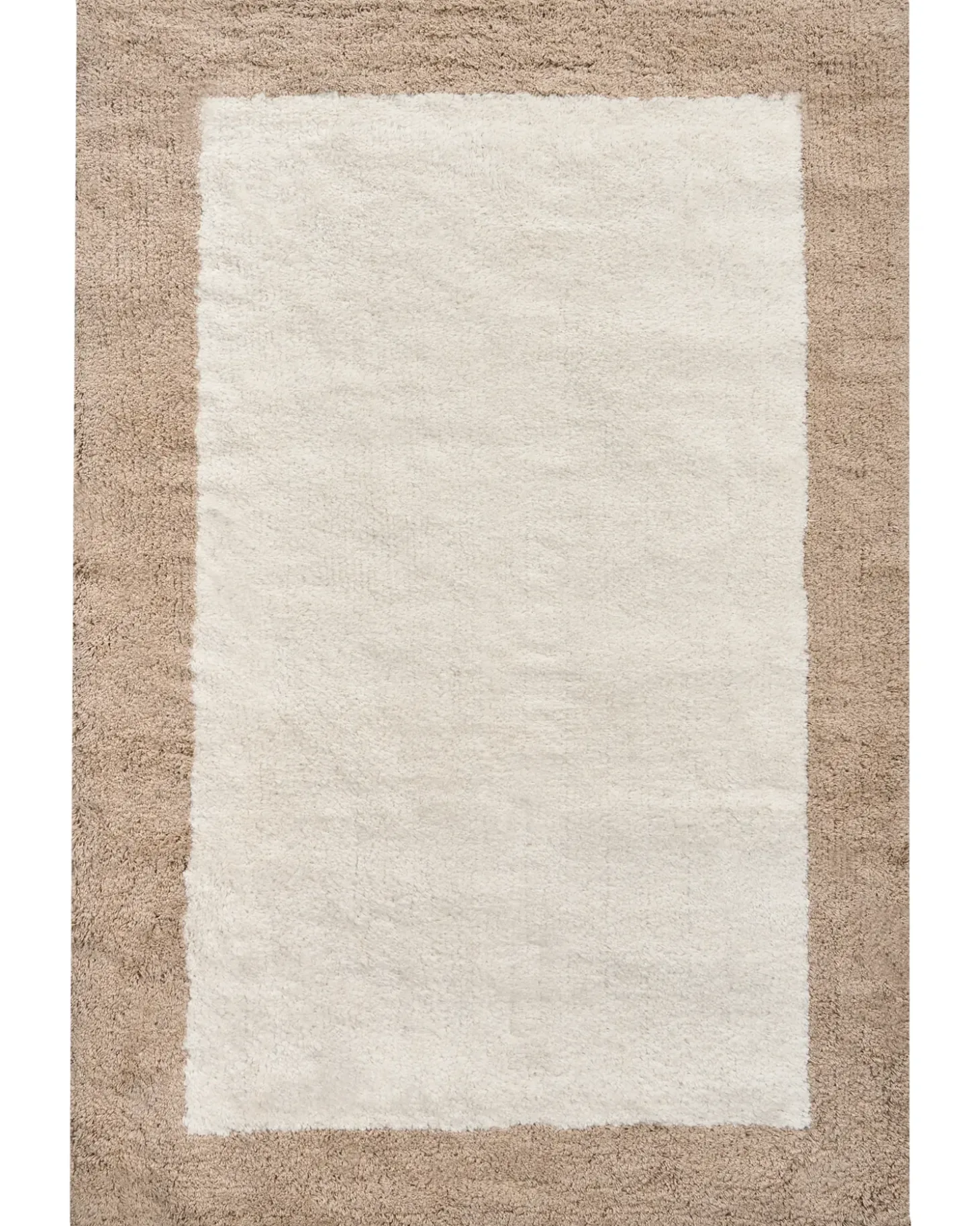 Bademåtte KABRI Brun/beige 60 x 90 cm Bomuld