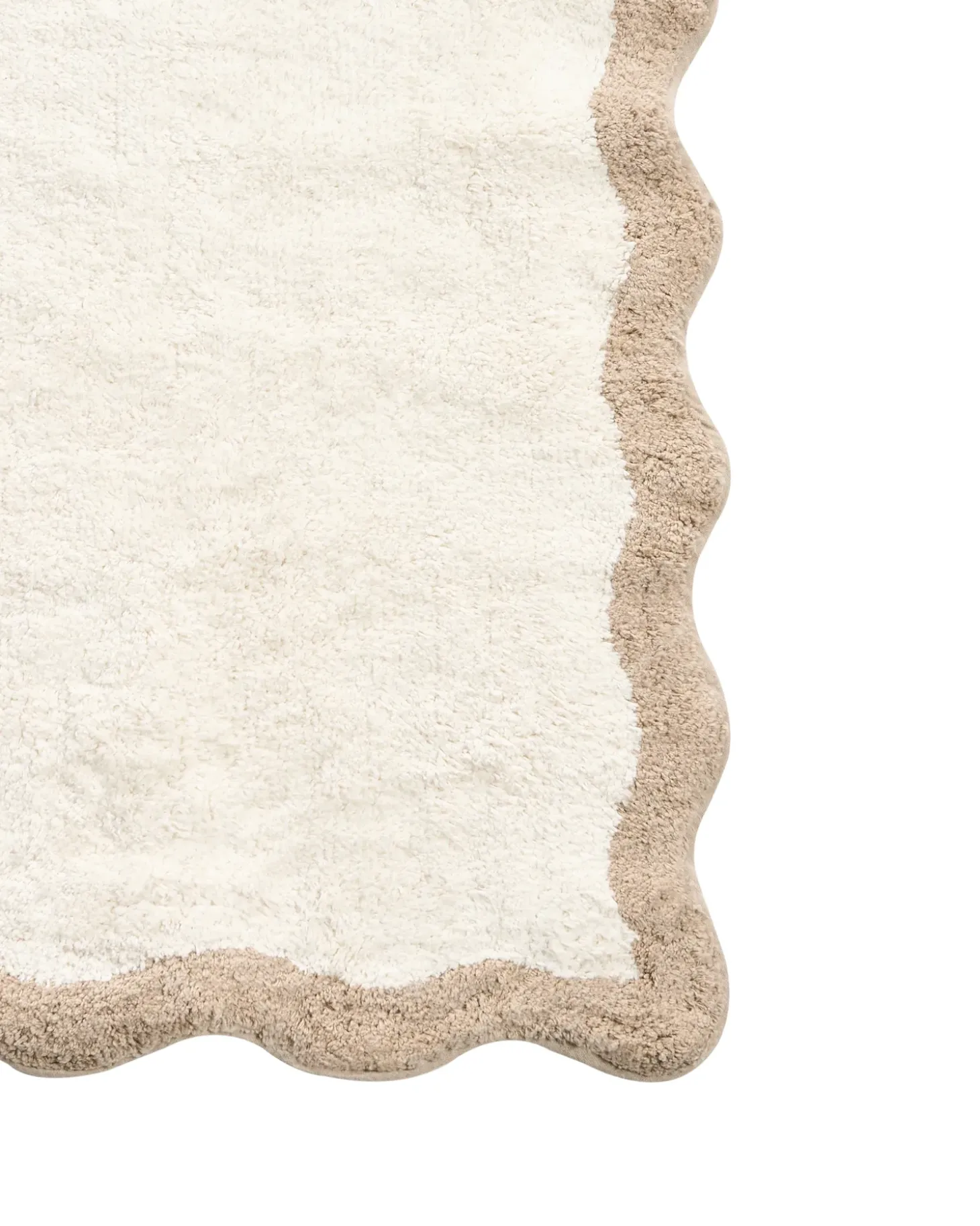 Bademåtte NANGAL Brun/beige 80 x 150 cm Bomuld