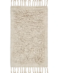 Bademåtte OLTAN Beige 50 x 80 cm Bomuld