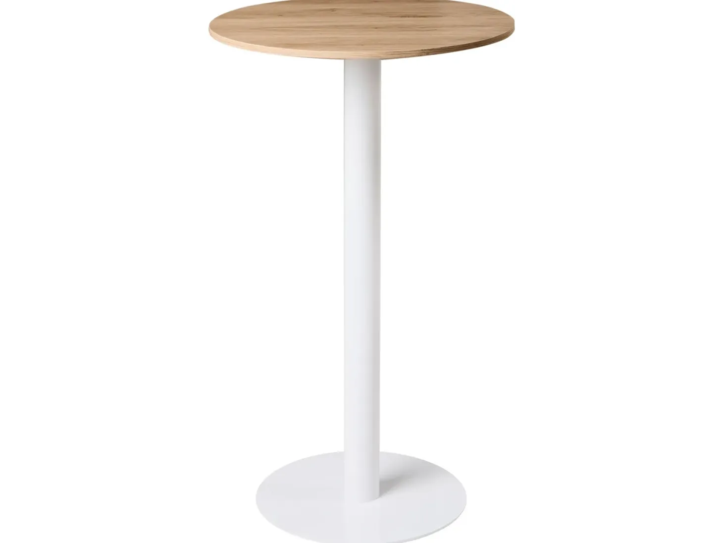 Barbord MORELLA Lysebrun/hvid 60 cm 60 cm