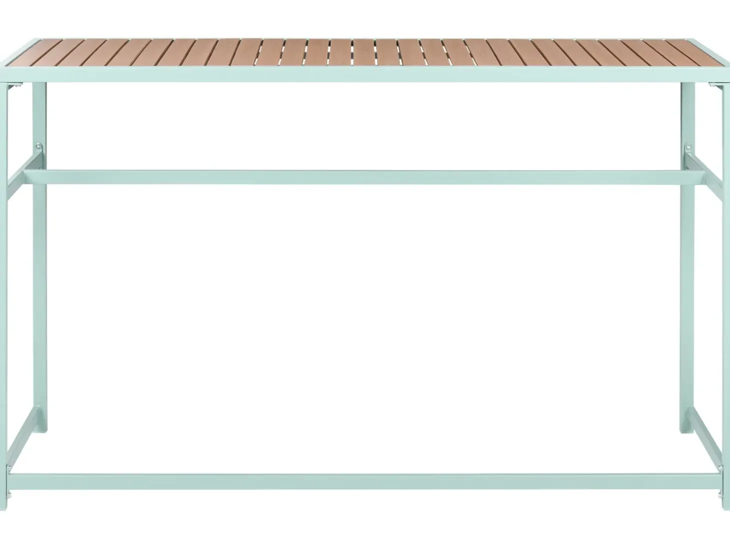 Barbord til have AVETRANA 150 cm 50 cm Lysegrøn
