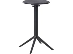 Barbord til have LEGRENA 60 cm 60 cm Sort
