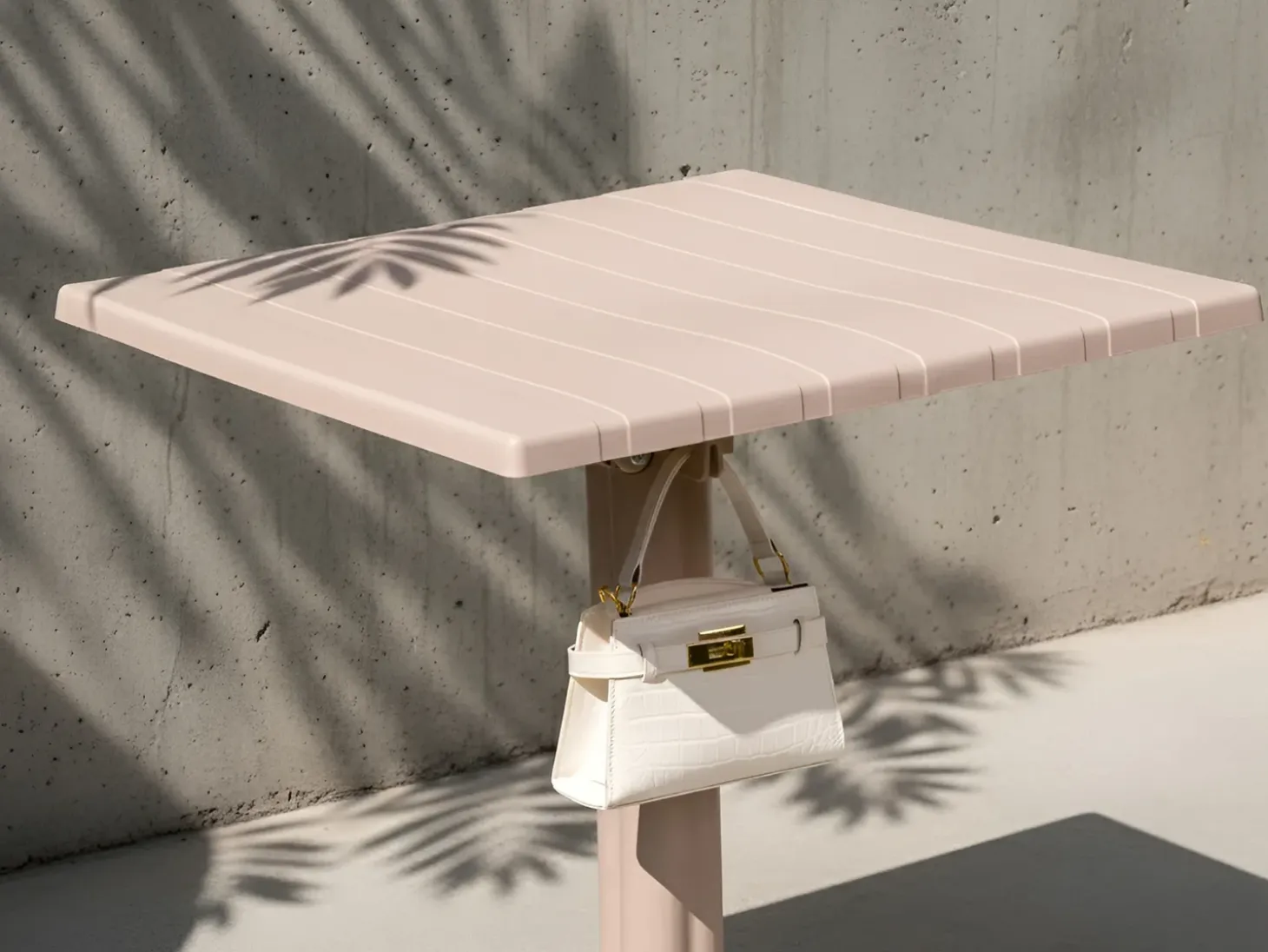 Barbord til have LEMNOS 60 cm 60 cm Beige